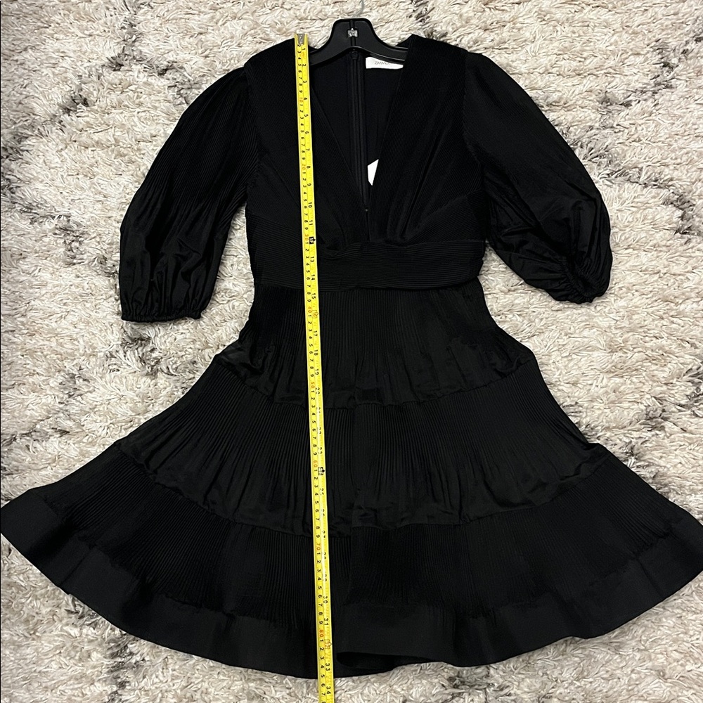 Zimmermann pleated mini dress. Black. Size 0P. US 2P. New with tags. - Picture 13 of 14